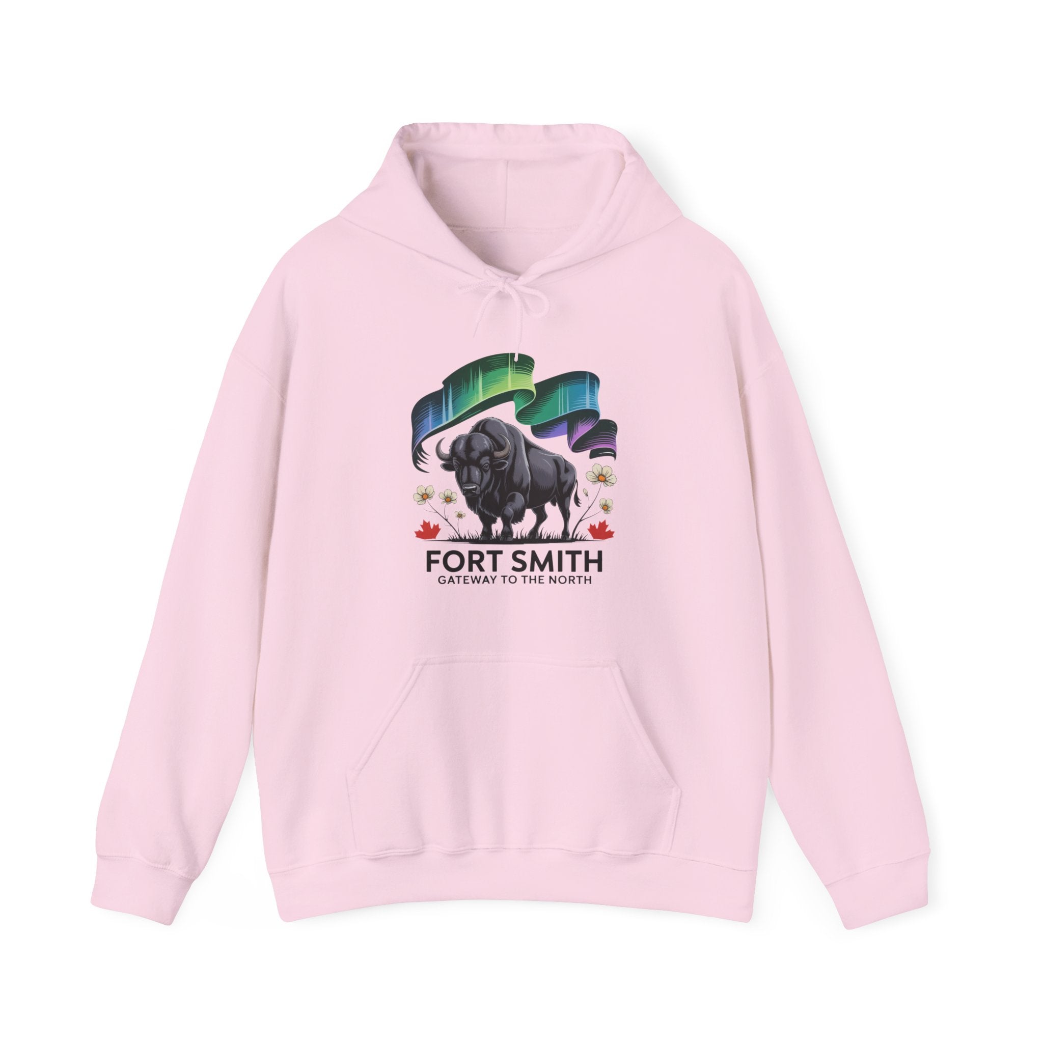 Fort Smith Northern Lights Hoodie — Black Bear Design