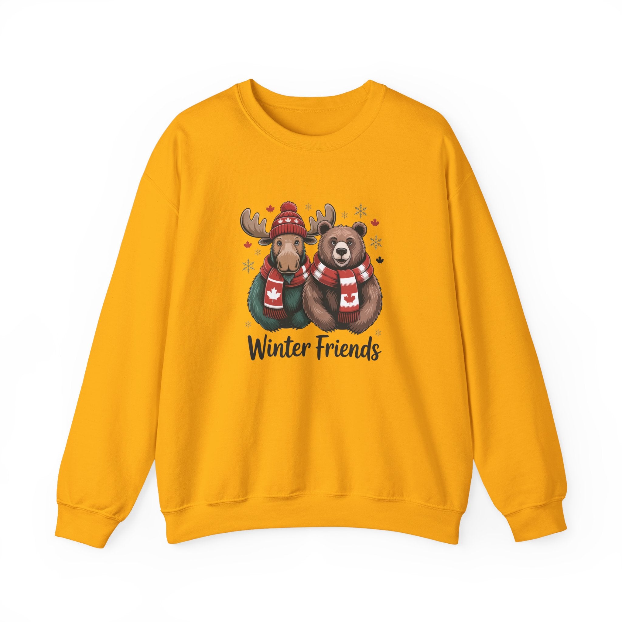 Winter Friends Crewneck Sweatshirt — Moose & Bear Holiday Pullover