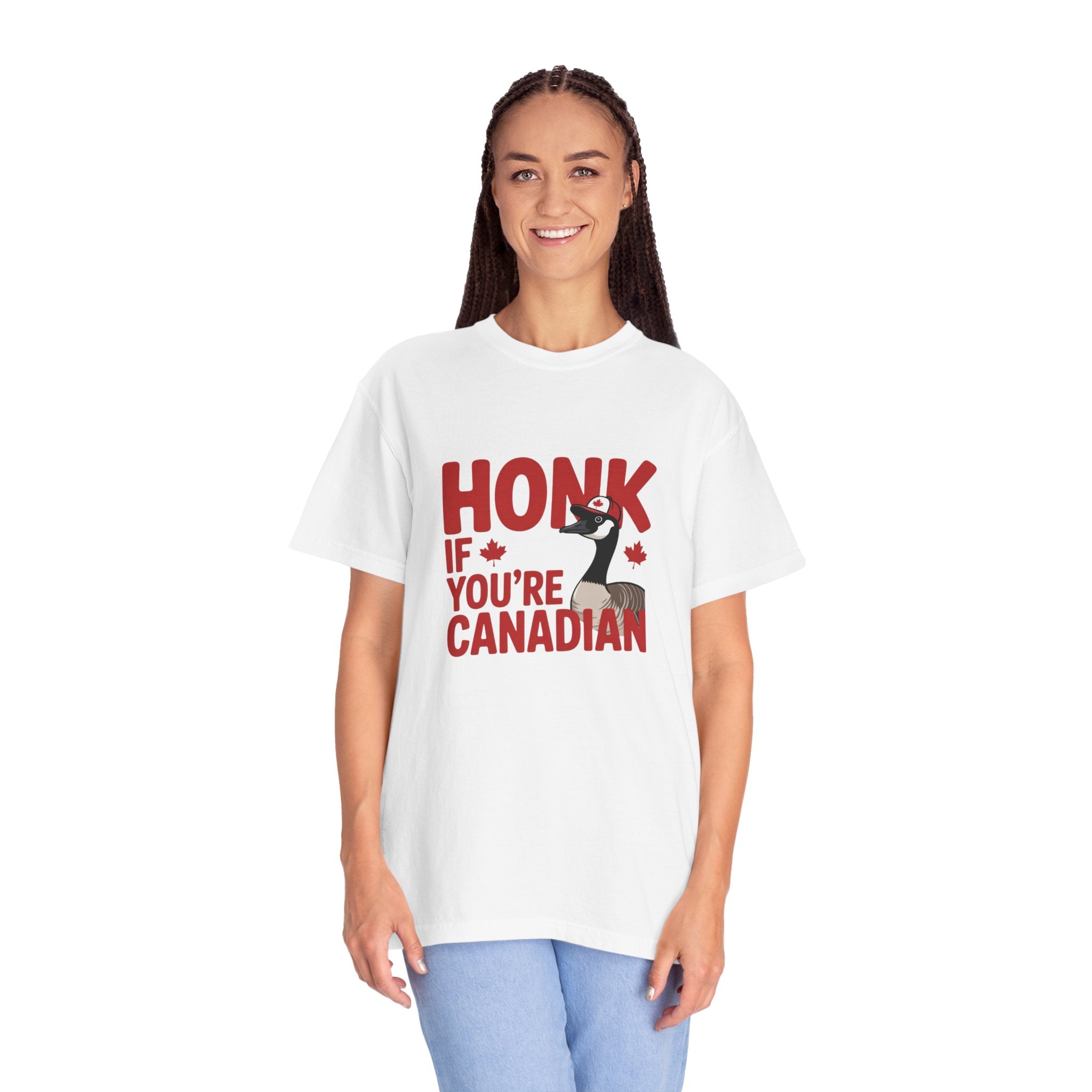 Honk If You’re Canadian T-Shirt — Funny Canada Goose Pride Tee
