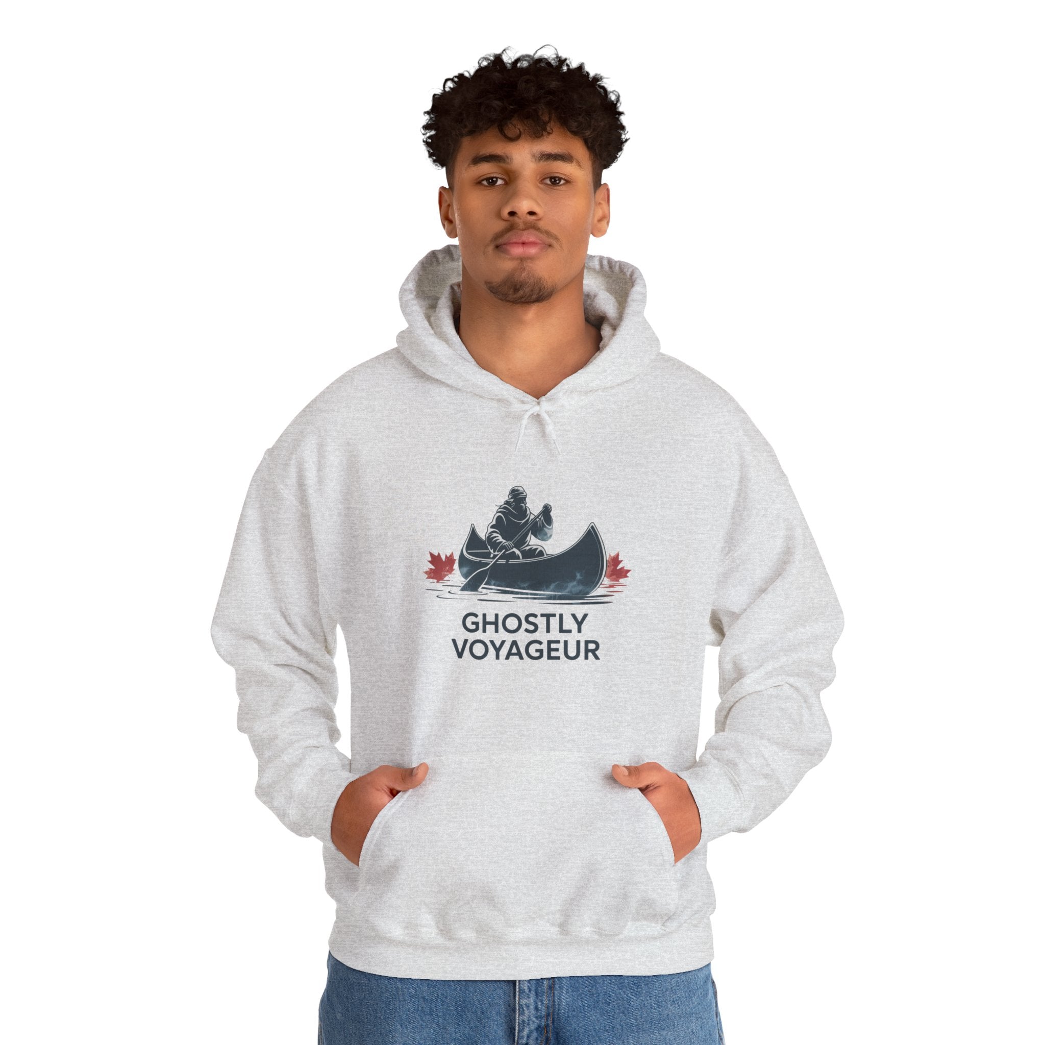Ghostly Voyageur Canoe Hoodie