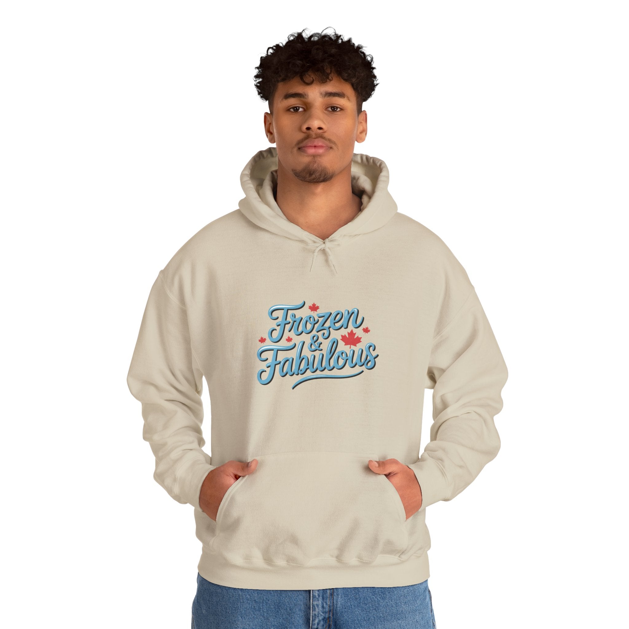 "Frozen & Fabulous" Retro Script Pullover - Hoodie