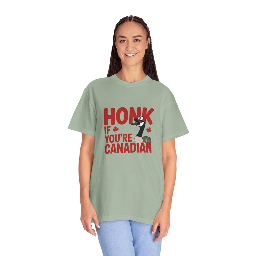 Honk If You’re Canadian T-Shirt — Funny Canada Goose Pride Tee