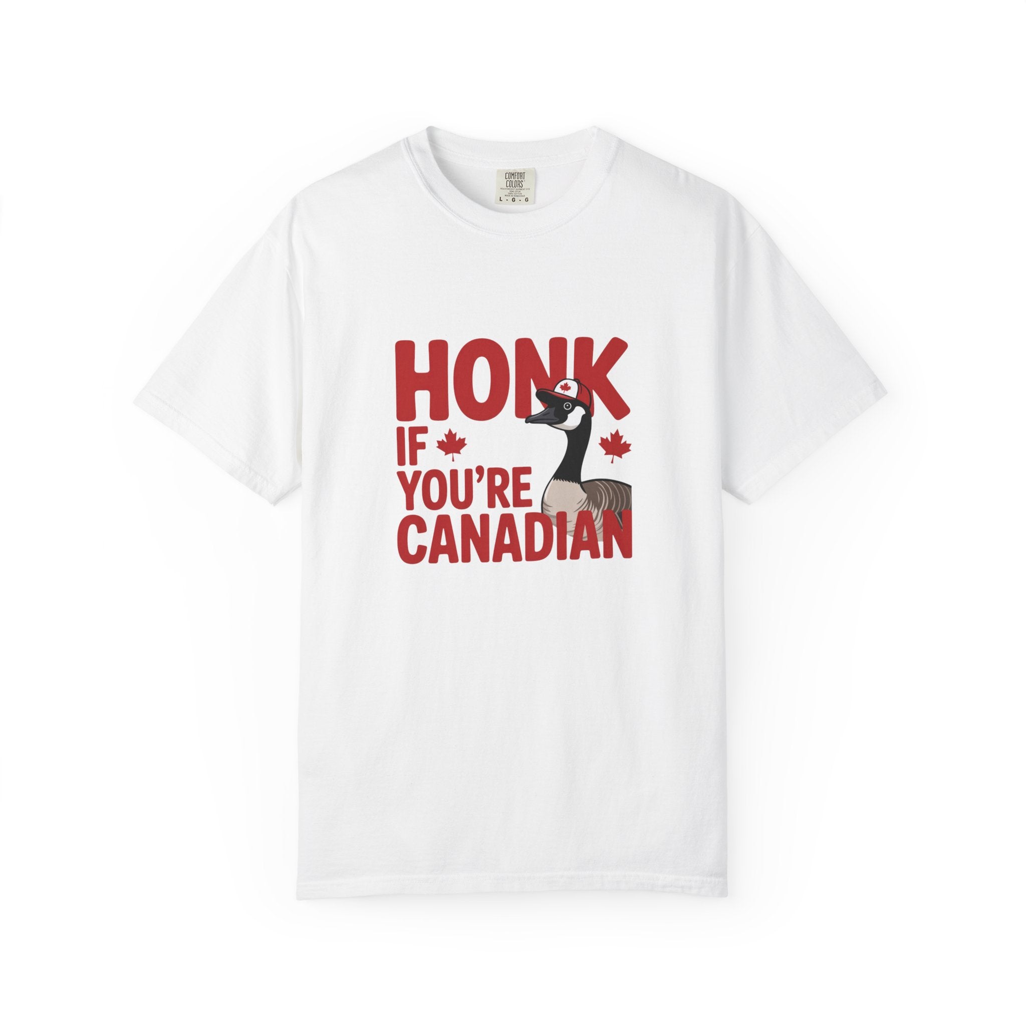 Honk If You’re Canadian T-Shirt — Funny Canada Goose Pride Tee