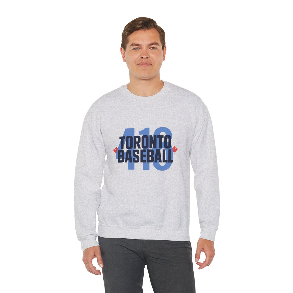 Toronto Baseball 416 Sweatshirt – Retro Toronto Blue Crewneck