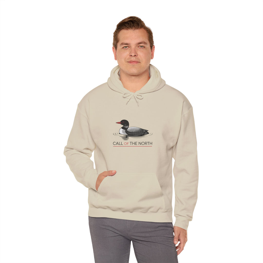 Loon Graphic Hoodie — "Call of the North" Nature Pullover