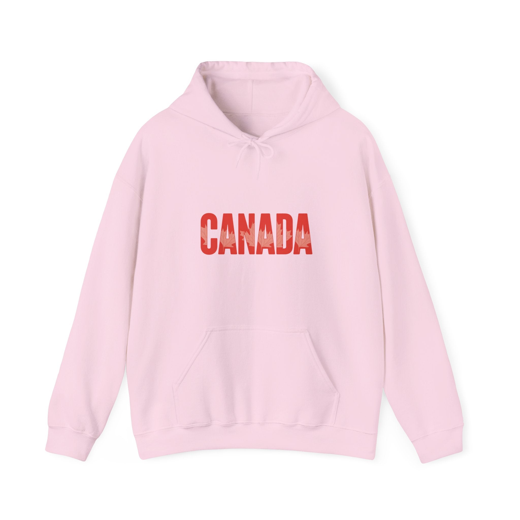 Canada Hoodie - Vintage Red Text Pullover for Canada Pride
