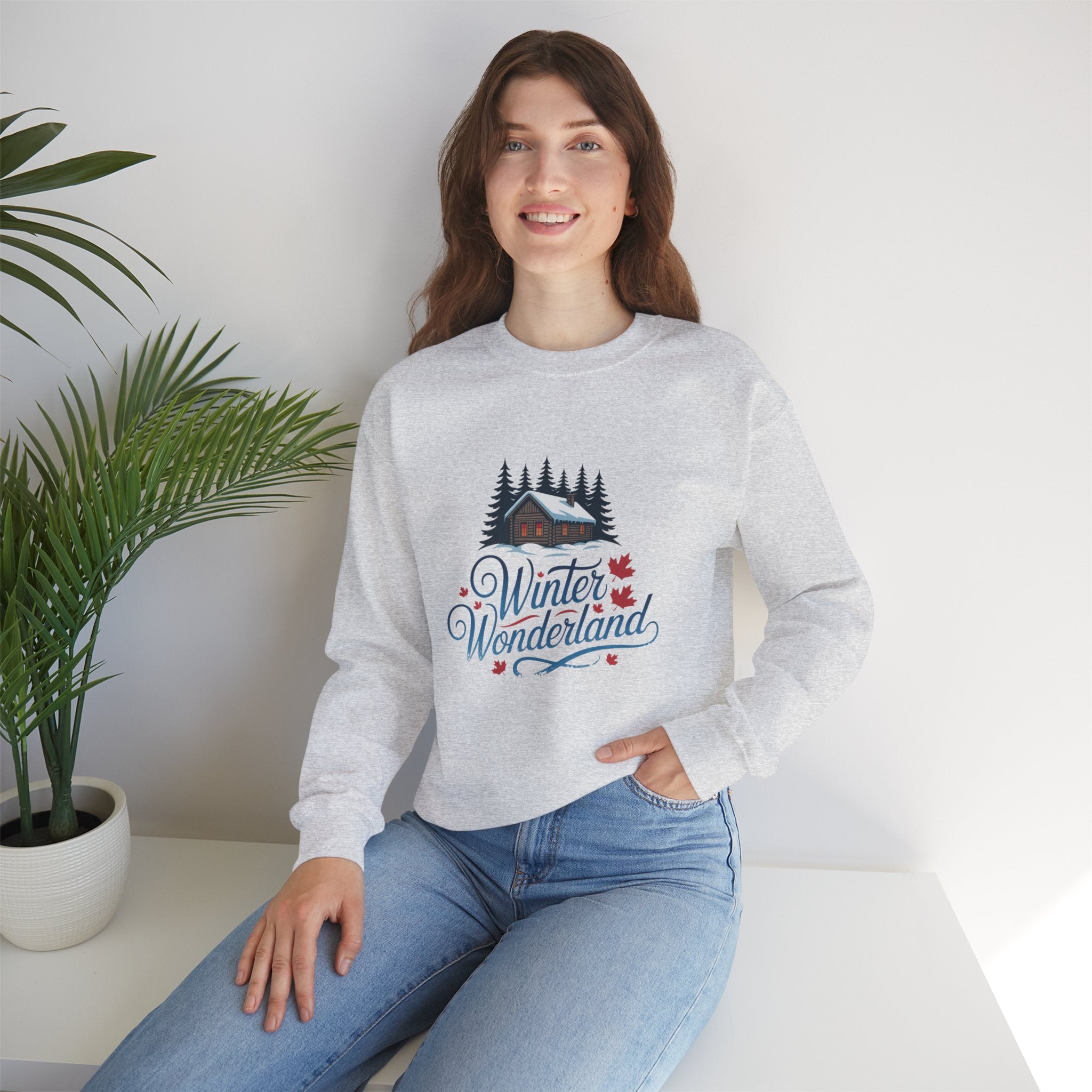 Winter Wonderland Sweatshirt — Cozy Cabin Holiday Crewneck
