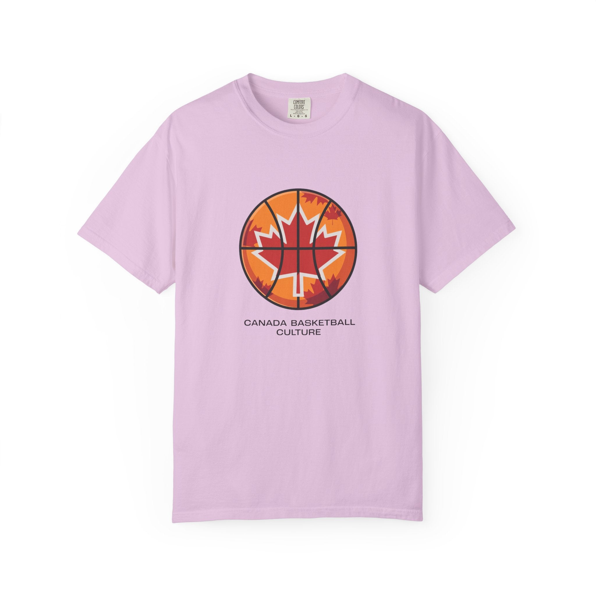 Canada Basketball Culture T-Shirt — Maple Leaf Basketball Graphic Tee