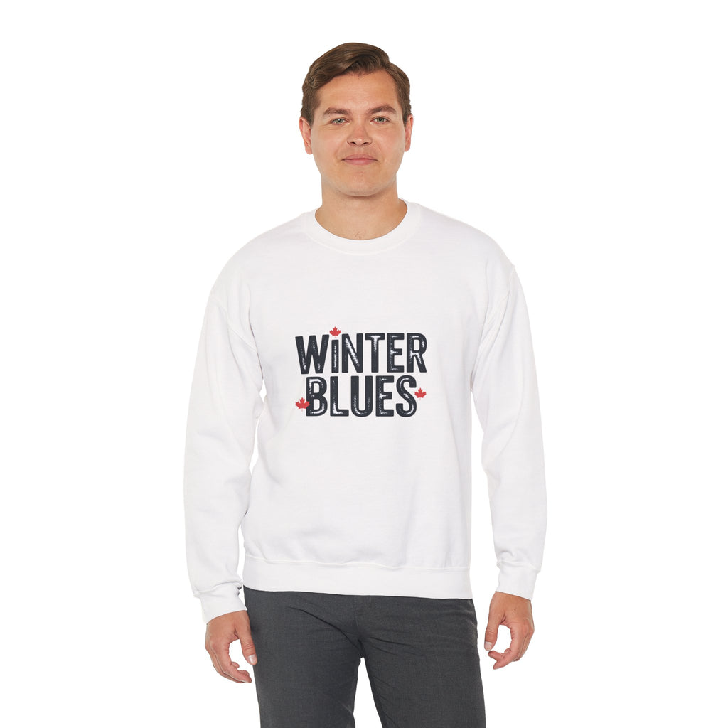 Winter Blues Sweatshirt — Cozy Seasonal Crewneck with Playful Text