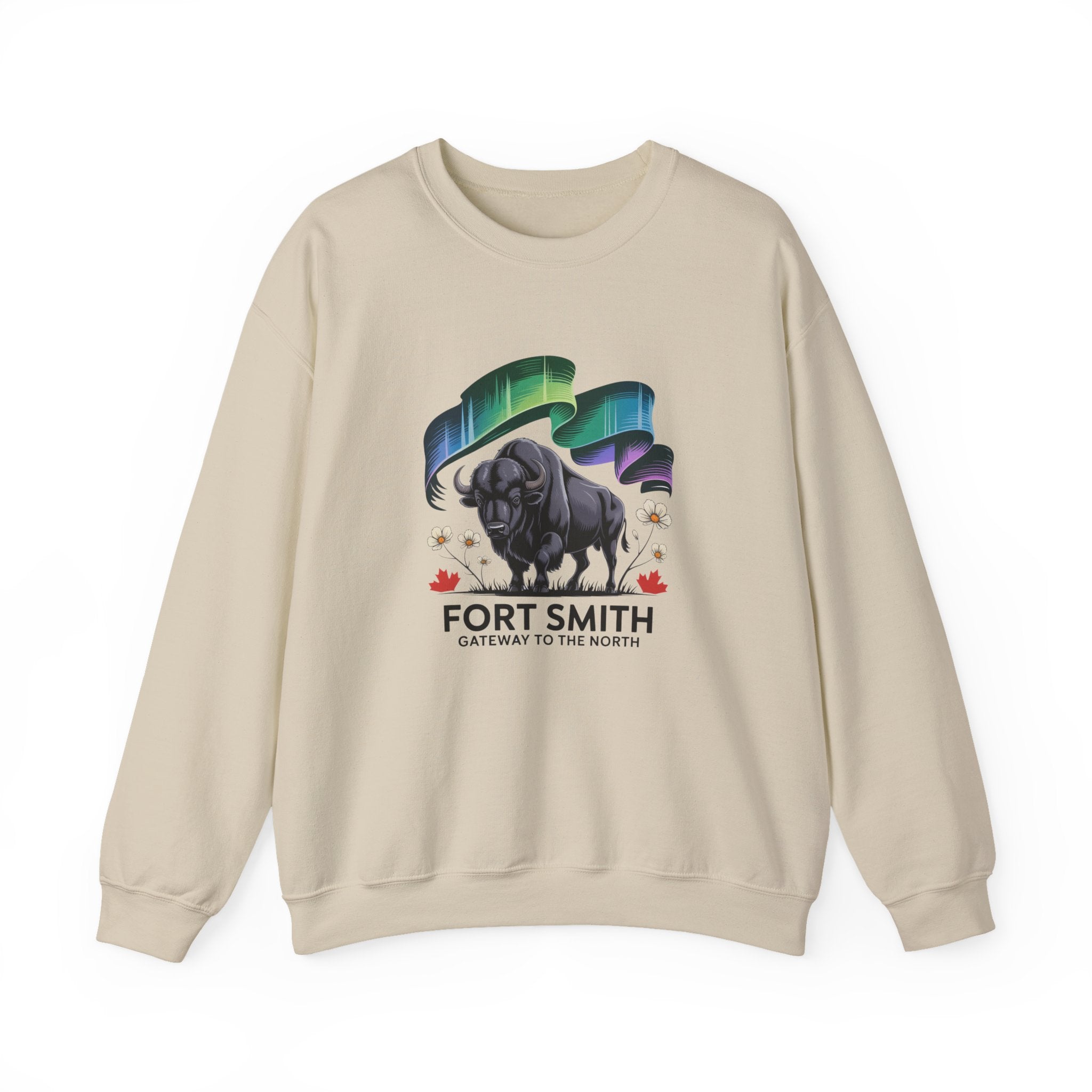 Fort Smith Northern Lights Bison Sweatshirt