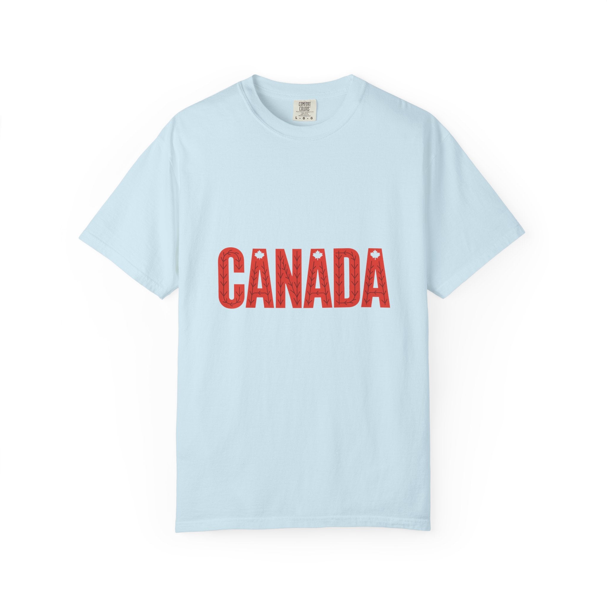 Canada Vintage-Style Graphic T-Shirt — Distressed Maple Lettering